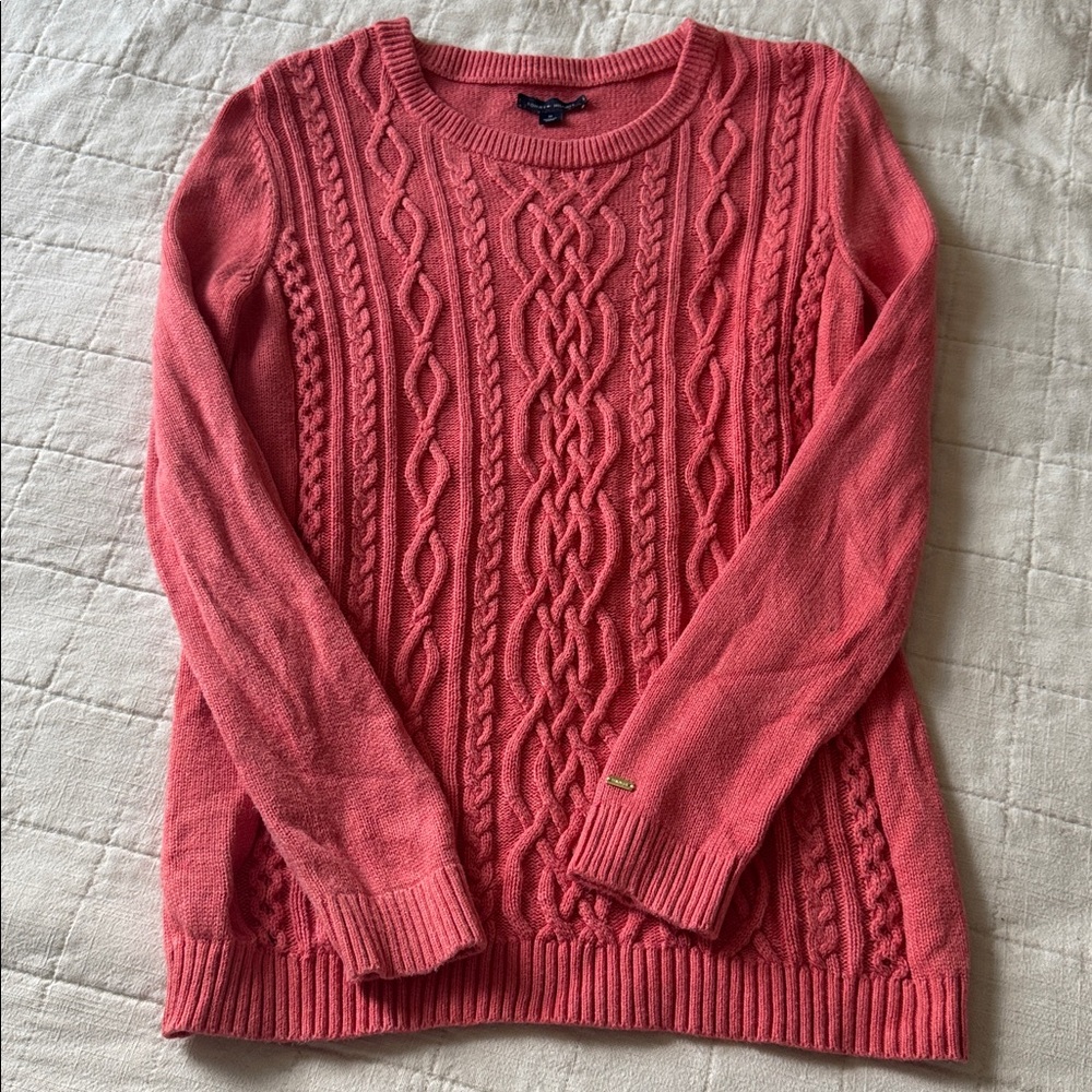 Tommy Hilfiger Coral Cable Knit Sweater